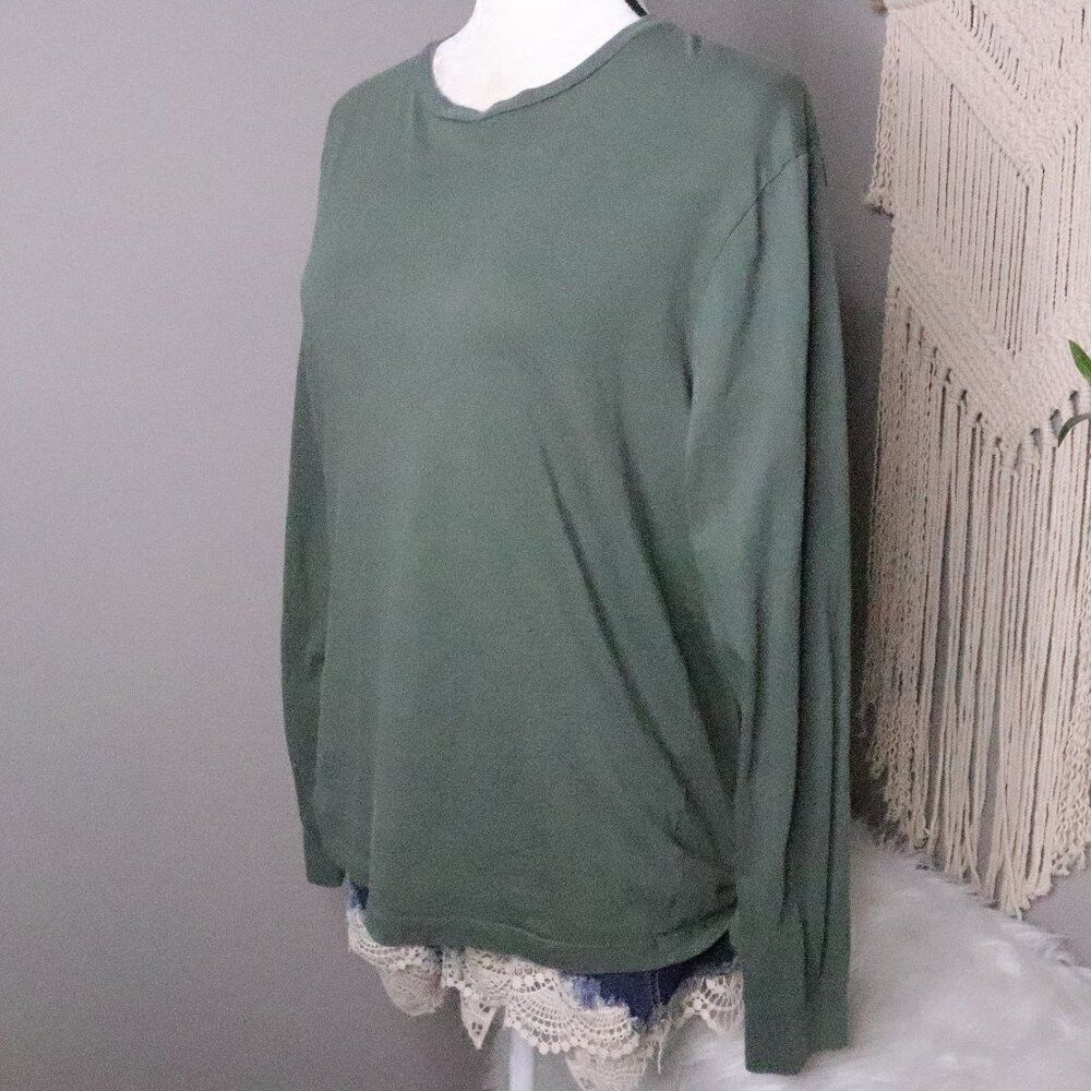 J Crew. | Washed Long‎ Sleeve T Shirt Small